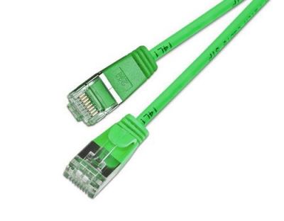 Slim Wirewin Pachkabel: U/FTP, 15m, grün
