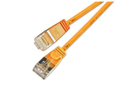 Slim Wirewin Pachkabel: U/FTP, 15cm, orange