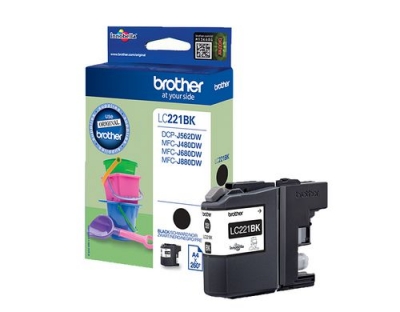 Tinte Brother LC-221BK, schwarz