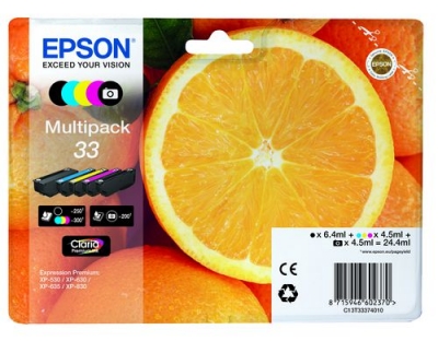 Tinte Epson T33374010 Multipack,bk,c,m,y