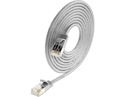 Slim Wirewin Pachkabel: U/FTP, 7.5m, grau