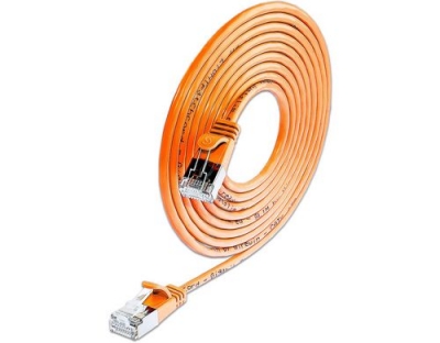 Slim Wirewin Pachkabel: U/FTP, 7.5m, orange