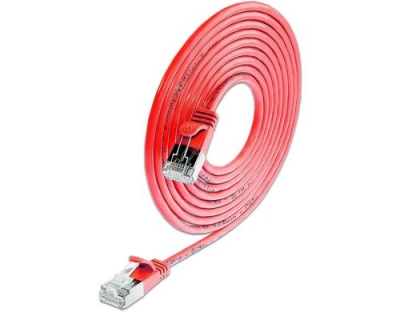 Slim Wirewin Pachkabel: U/FTP, 7.5m, rot