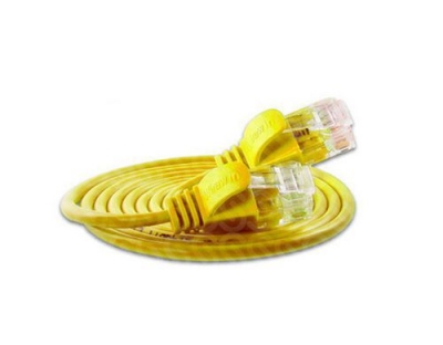 Wirewin Slim Patchkabel: UTP, 7.5m, gelb