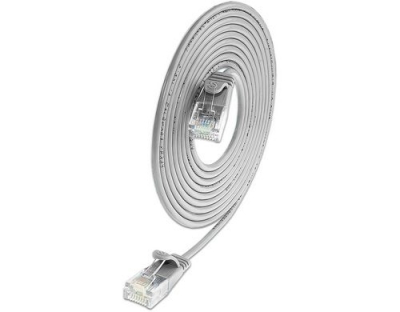 Wirewin Slim Patchkabel: UTP, 7.5m, grau