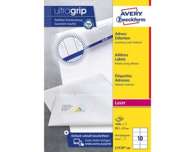 Avery Zweckform Etiketten A4, 99.1 x 57.0