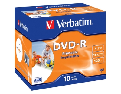 Verbatim DVD-R Medien 4.7GB,16x,10er Pack