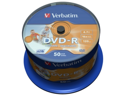 Verbatim DVD-R Medien 4.7GB,16x,50er Spind