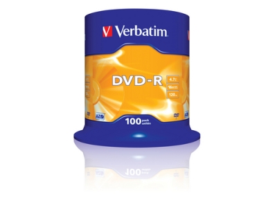 Verbatim DVD-R Medien 4.7GB,16x,100er Spind