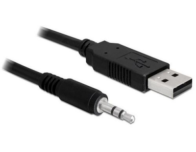 Delock 1.8m USB-Seriel TTL Kabel, Klinke 3P