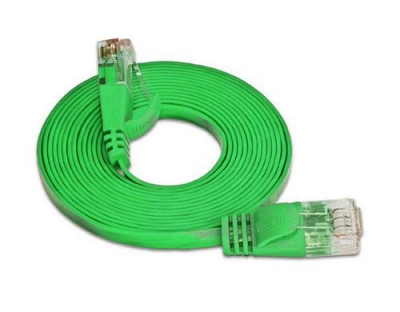 Wirewin Slim Patchkabel: UTP, 0.15m, grün