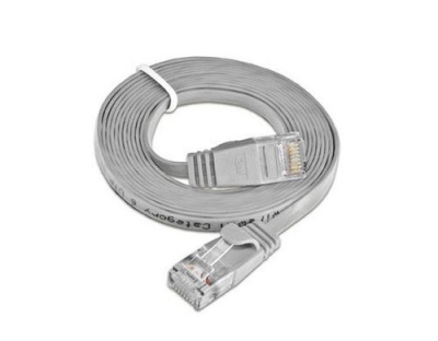 Wirewin Slim Patchkabel: UTP, 0.15m, grau