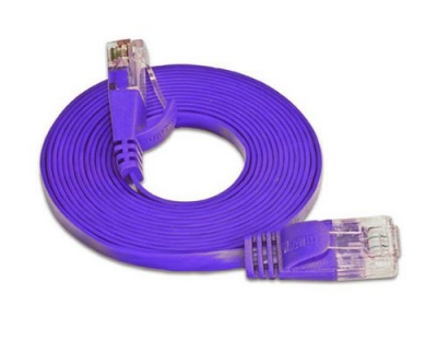 Wirewin Slim Patchkabel: UTP, 0.15m,violett