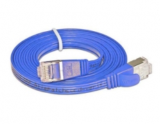 Wirewin Slim Patchkabel: STP, 0.15m, blau