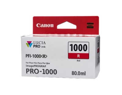 Tinte Canon PFI-1000R red