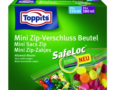 Toppits Mini Zip-Verschluss Beutel