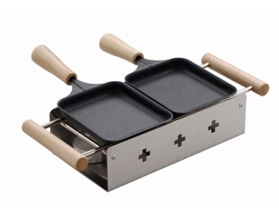 TTM Teelicht-Raclette Twiny Cheese Inox