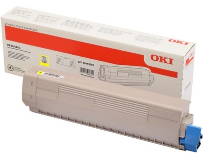 Oki Toner yel. 46443101 zu Oki C800 Serie