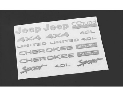 RC4WD Emblem Silber