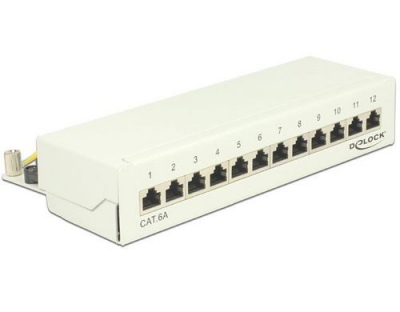 12-Port Desktop Patchpanel Cat.6A