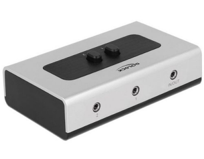 Delock 2Port 3.5mm Klinke Switchbox