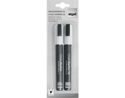 Sigel Kreidemarker 50 weiss 2erPack