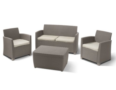 AlliBERT Corona Lounge Set Cappuccino