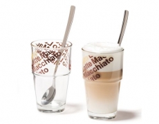 Leonardo Latte Macchiato Glas Set 4-teilig