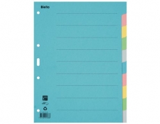 Biella Register Karton A4 10teilig, 4Loch