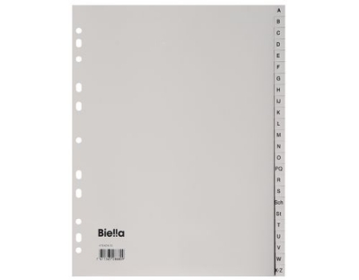 Biella Register Polypropylen A4 A-Z, 4Loch