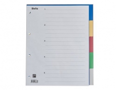 Biella Register Polypropylen A4 blanko