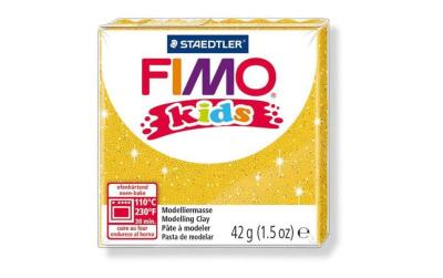 FIMO kids Modelliermasse Glitter gold