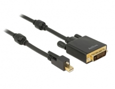 Delock Mini-DP - DVI-D, aktiv, 4K, 2m