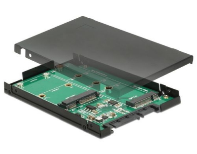 Delock M.2 oder mSATA zu SATA Adapter