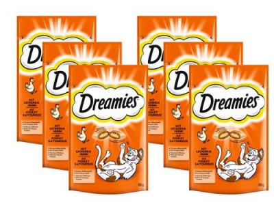 Dreamies Snack mit Huhn