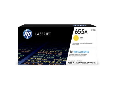 HP Toner 655A - Yellow (CF452A)