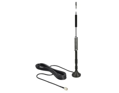 Delock LTE & LoRa Antenne, 5dBi, Magnetfuss