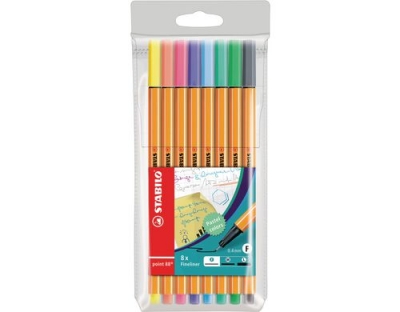 STABILO point 88 Pastell 8er Etui