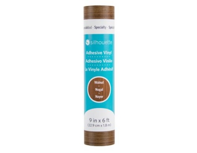 Silhouette Vinyl Holz Nussbaum