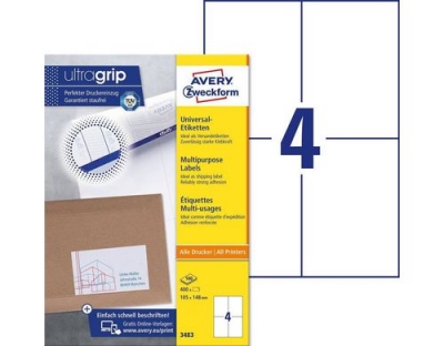 Avery Zweckform Etiketten A4, 105x148mm