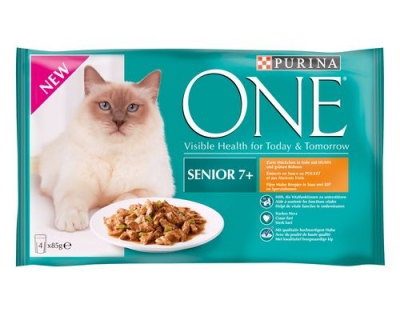 Purina One Nassfutter Senior 7+ Gelée Huhn