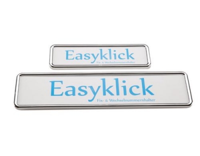 EASYKLICK Kennzeichenhalter Set