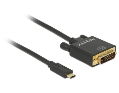 Delock USB-C - DVI-D Kabel, 1m