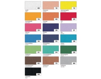 Folia Moosgummi-Set 5 Farben