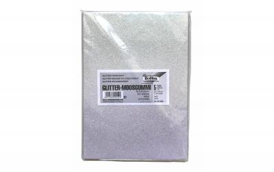 Folia Moosgummi Glitter silber