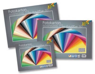 Folia Fotokarton 50er Pack sortiert