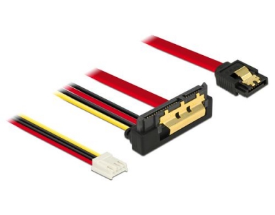 Delock SATA Kabel & Floppy Buchse,30cm,gew