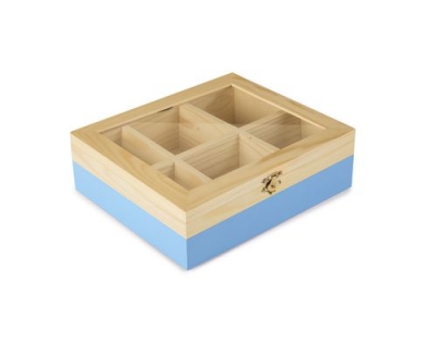 Ibili Teebeutel Box 6 Sorten blau