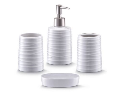 Zeller Present Seifenspender Set weiss