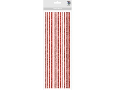 URSUS Glitter-Stripes rot